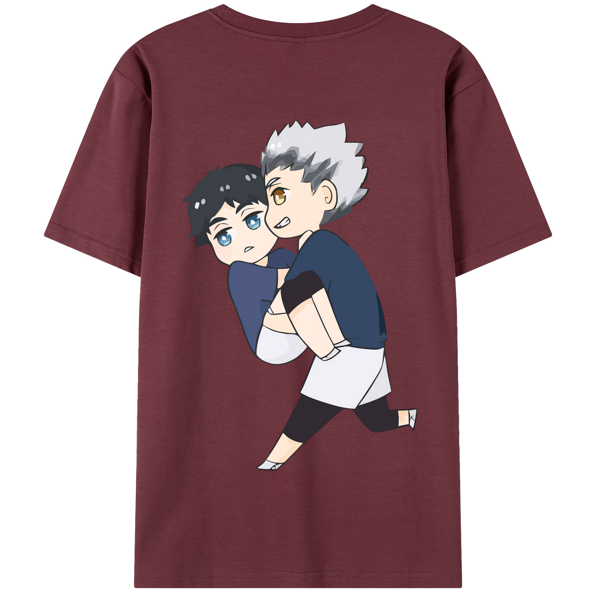 （画像用） ハイキュー!! Haikyu!! 綿100％半袖Tシャツ（背面プリント）